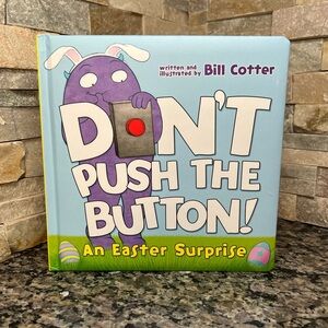 Don’t Push The Button Cardboard book Easter Surprise NEW